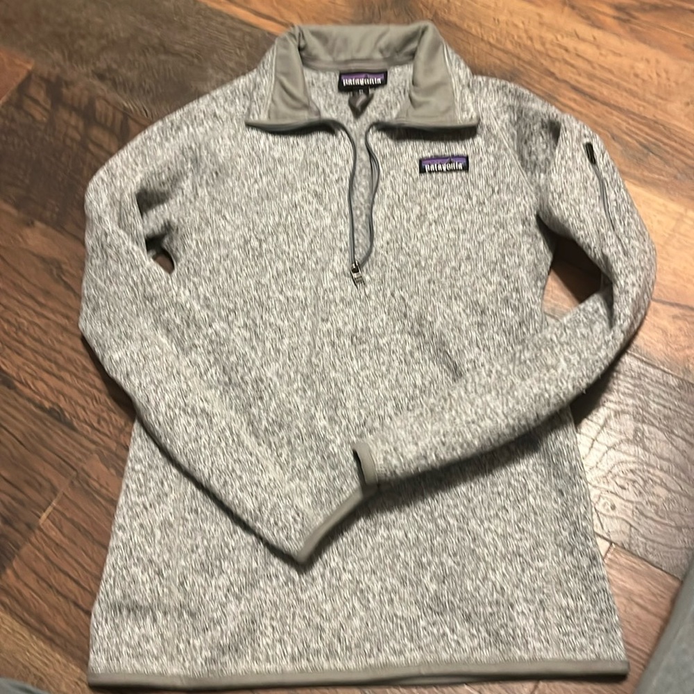 Patagonia wool quarter zip  sweater